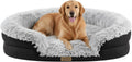 Miorun Fluffy Orthopedic Dog Beds Large Sized Dog, 43" Bolster Sofa Bed