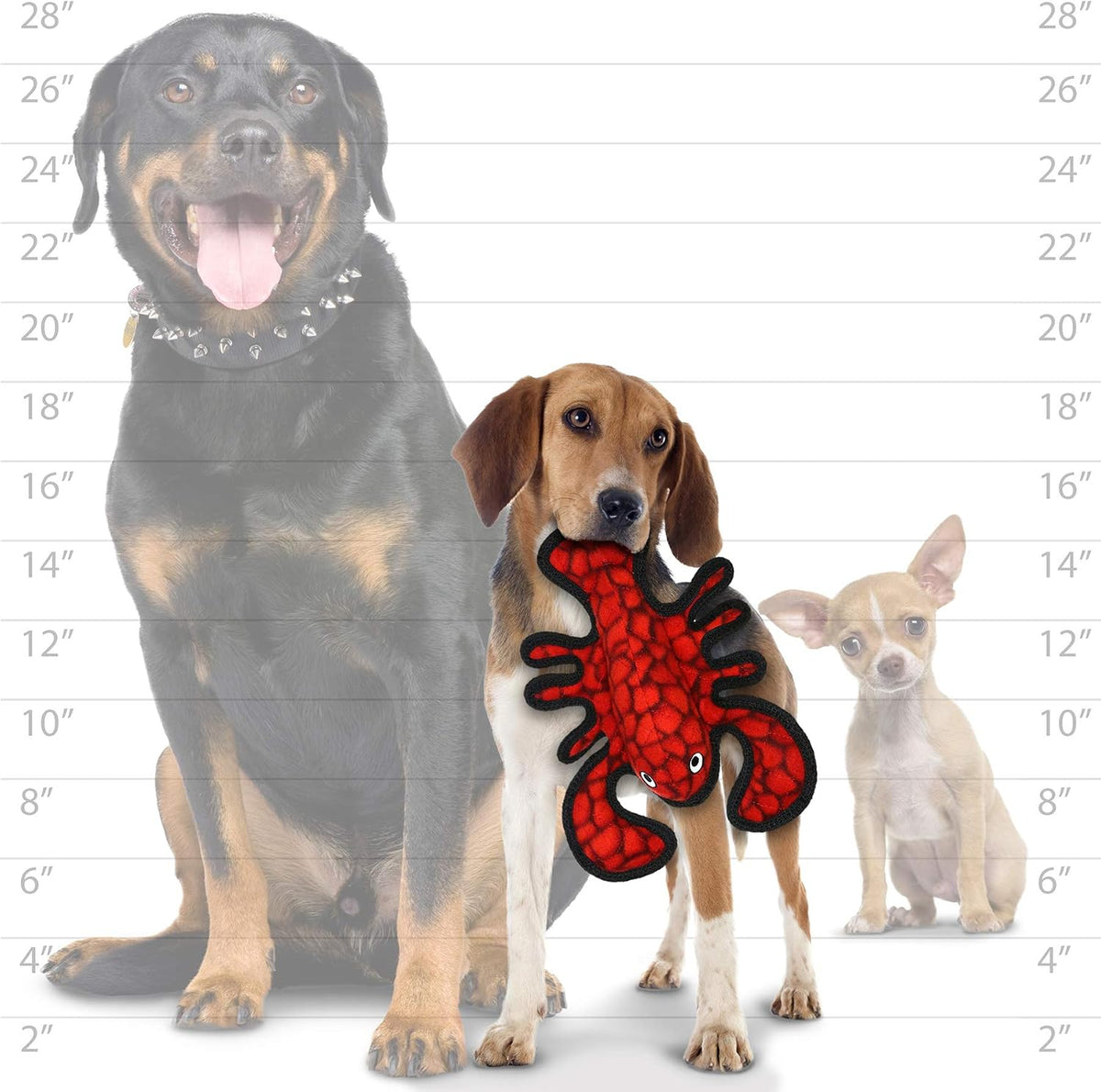 Tuffy® 2 Pack Lobster Shark Ultra Durable Plush Dog Toys
