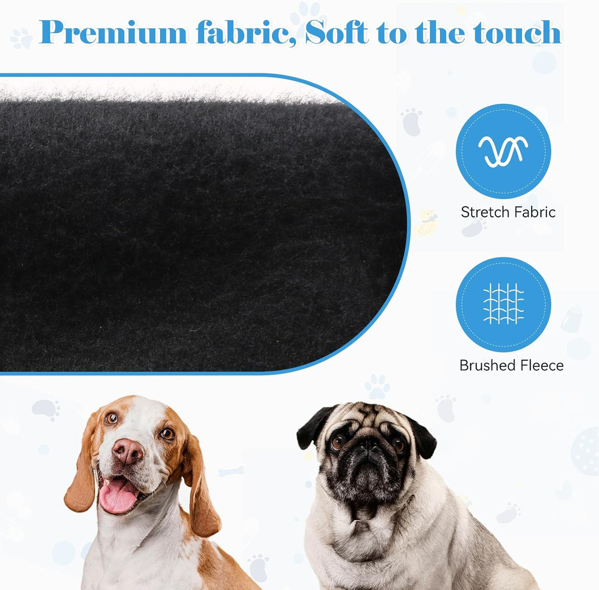 Dog Sweaters for Large Dogs Security Dog Hoodie Soft Brushed Fleece Clothes Sweatshirt with Pocket(XL)