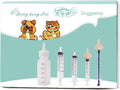 Feeding Nipple and Syringes, Puppy Kitten Nipple Feeder Kit