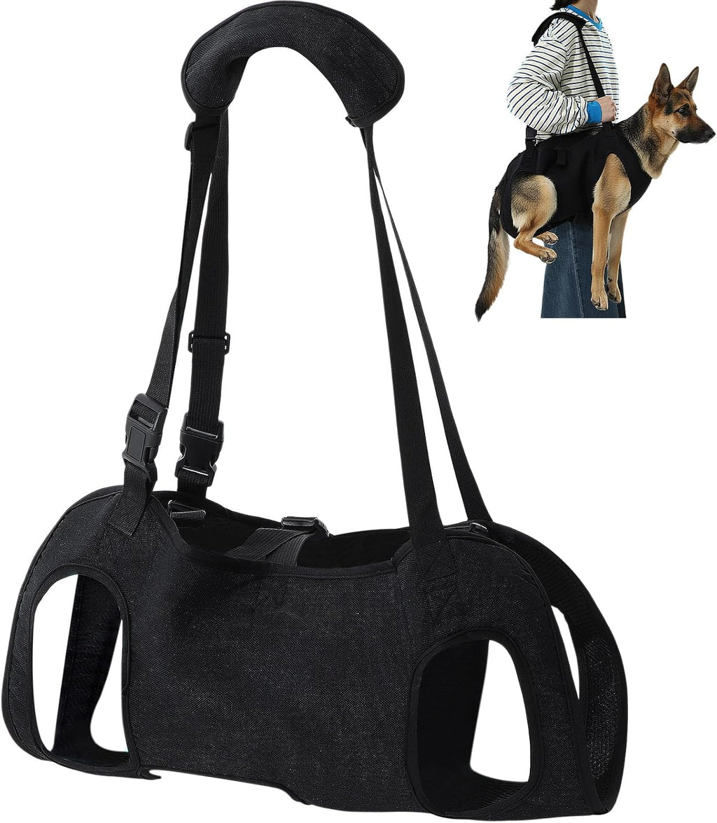 Shinylin Dog Carry Sling Emergency Backpack Dog Lift Harness, L