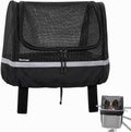 Dog Bike Basket Cover, Drawstring Mesh Pet Safety Cover, Breathable