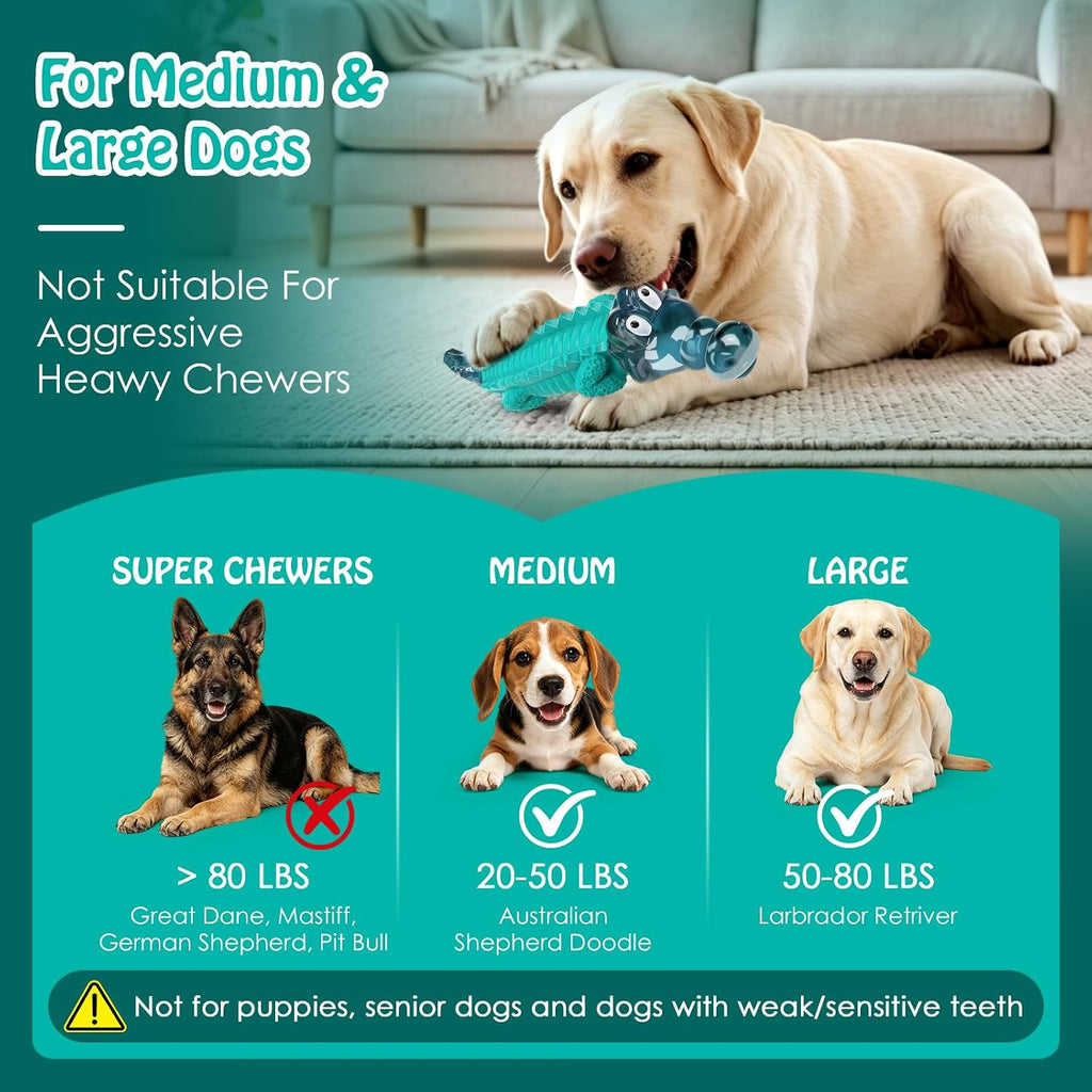 Jeefome Tough Dog Toys for Aggressive Chewers, Dog Chew Toys for Large Dogs