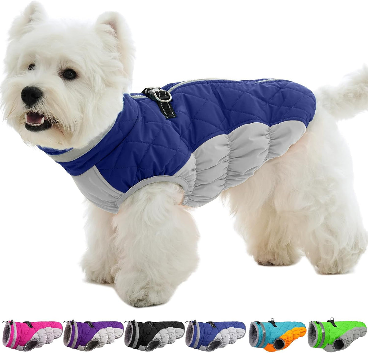 Dog Jackets For Large Dogs, Warm Dog Winter Coat With Harness, XXL