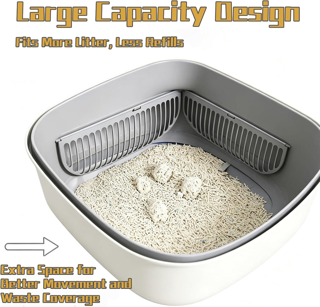 Automatic Litter Box Liner, Waterproof Scratch-Resistant Base Mat(grey1)