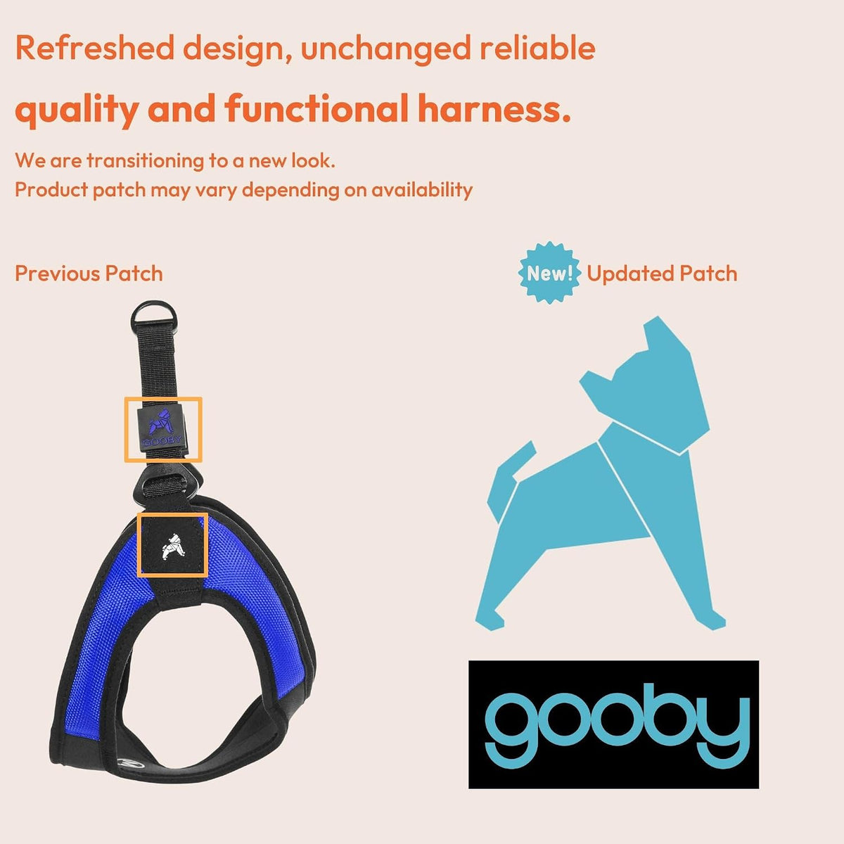 Gooby Escape Free Easy Fit Dog Harness, Step-in, Turquoise, Small