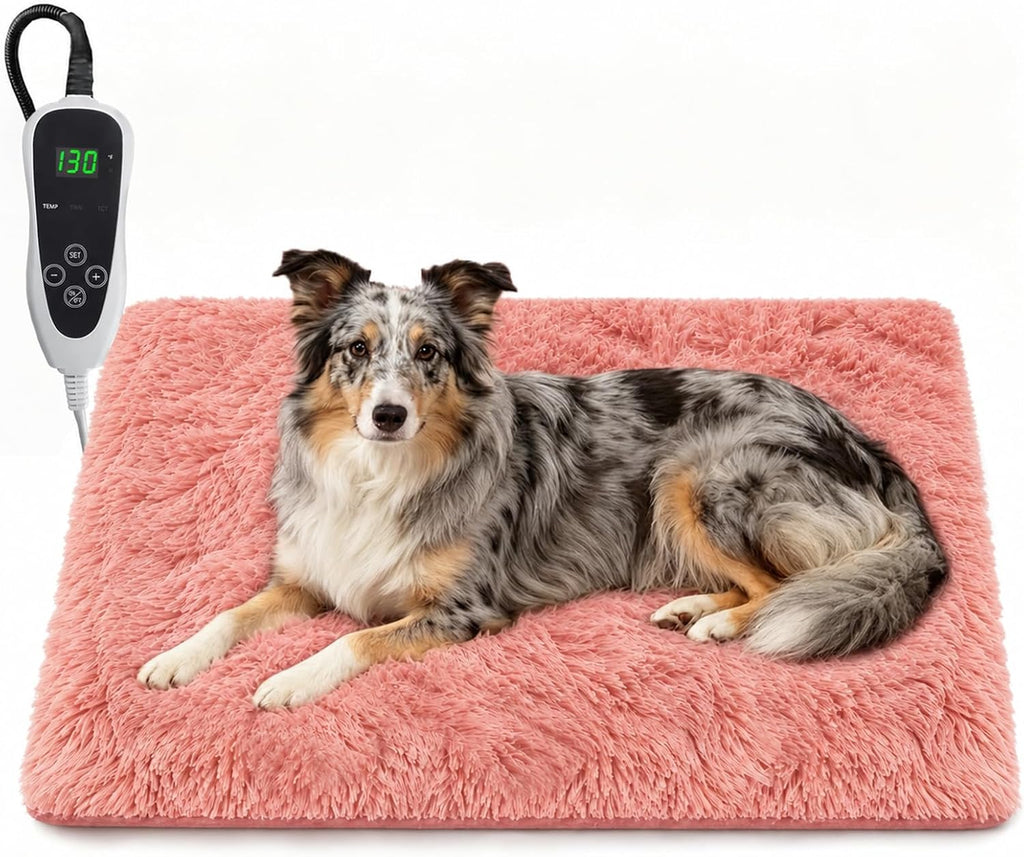 Pet Heating Pad for Cats with Normally Open Function,Heated Cat Bed