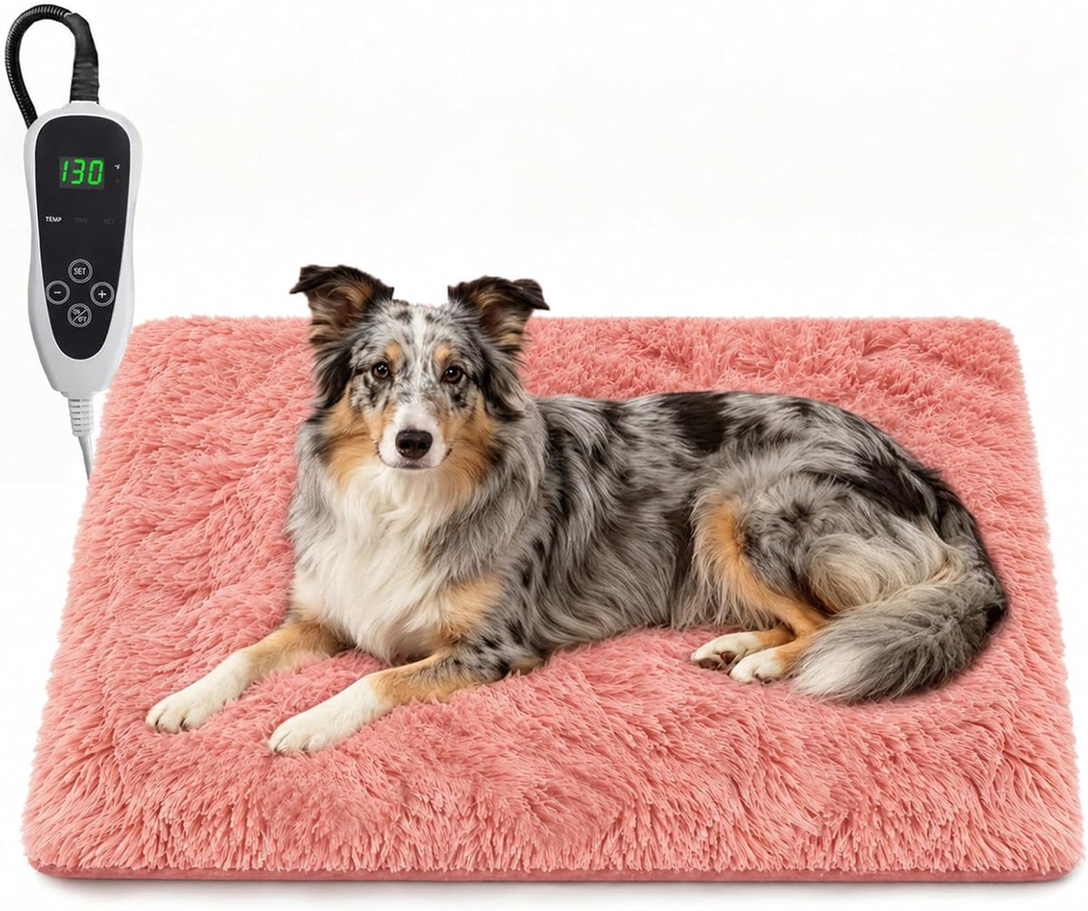 Pet Heating Pad for Cats with Normally Open Function,Heated Cat Bed