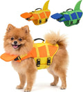 Cute Shark Dog Life Jacket for Small Medium Large Dogs