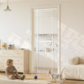 Extra Tall Cat Gate 51"-87" Height Adjustable Pressure Mounted 4 Extensions