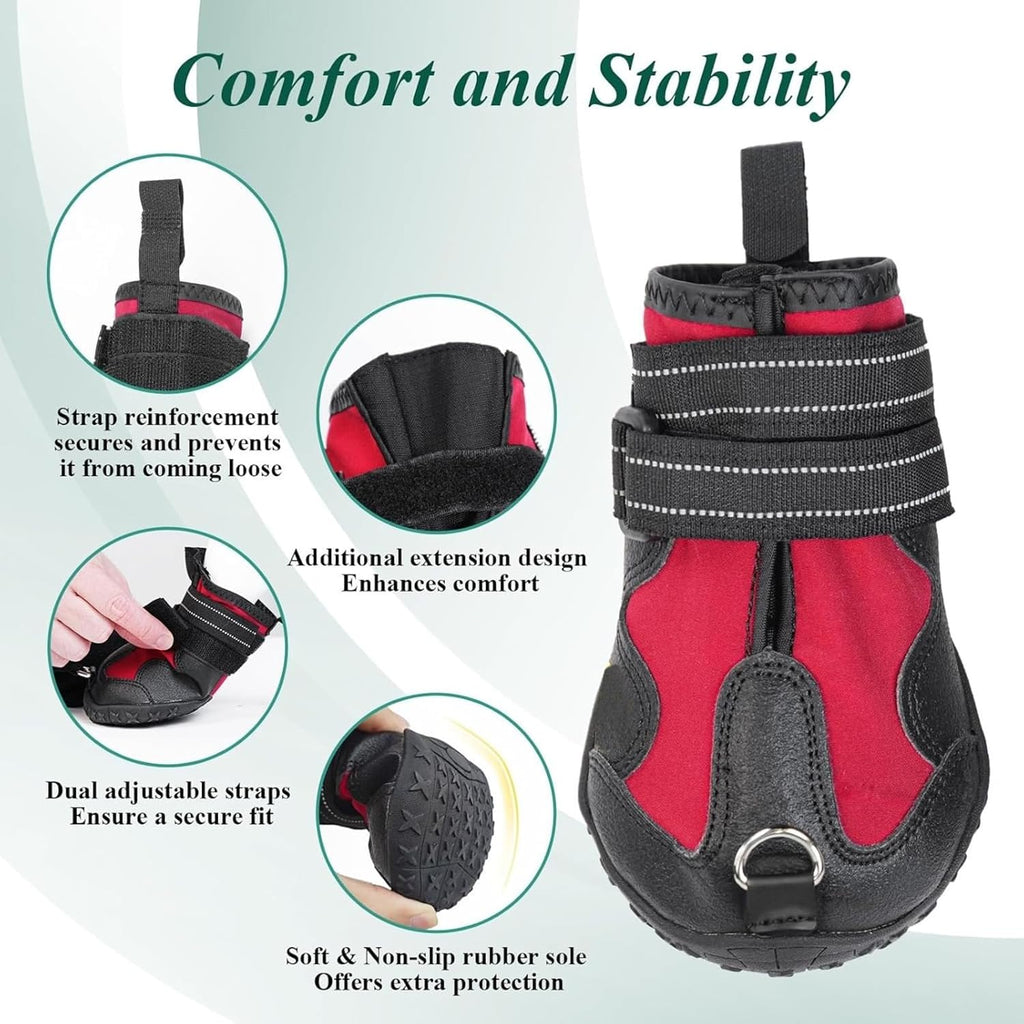 Paw Protectors for Dogs，Dog Brace for ACL Tear Back Leg，Corrective Dog Shoes Safely Lift Toes, Dog Brace for ACL Tear, A