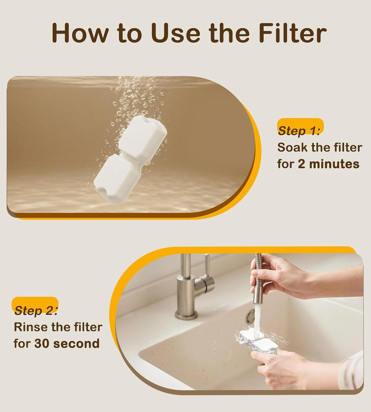Cat Water Fountain Filter Replacement: 6Pack Pet Fountain Filters