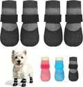 Small, Medium Dogs Socks with Anti Slip Sole Puppy Waterproof Boots Adjustable Pet Paw Protector