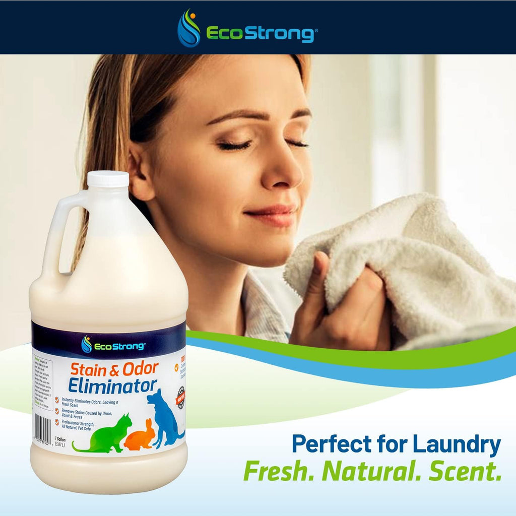 Eco Strong Pet Stain and Odor Remover - Cat Urine Enzyme Cleaner Destroyer, Urine Destroyer for Dogs, Pet Urine Enzyme C