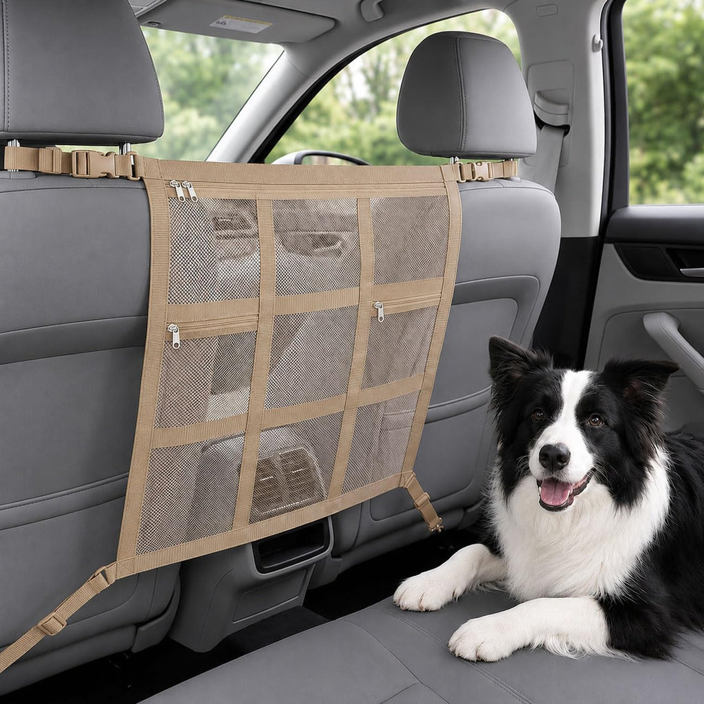 Dog Barrier for Ford F150 SuperCrew Cab 2015-2024 Pet Travel Net