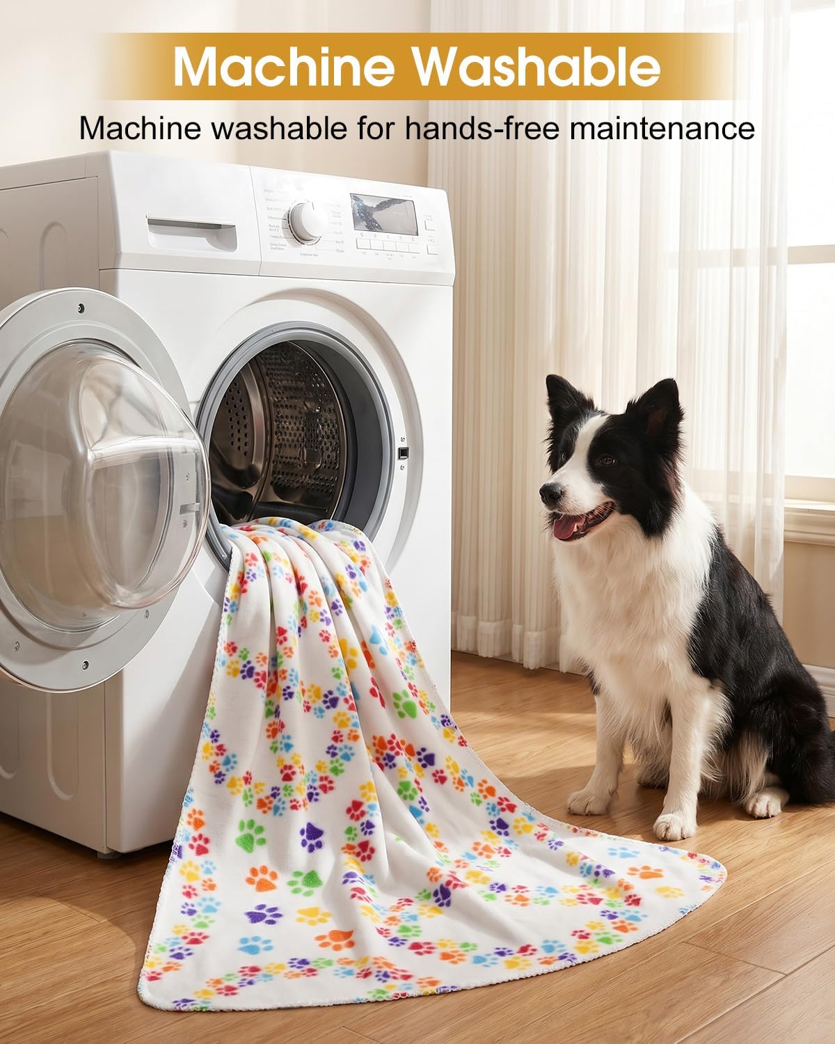 Dog Blankets, 6 Pack Fleece Pet Blankets, 24x28 Inches