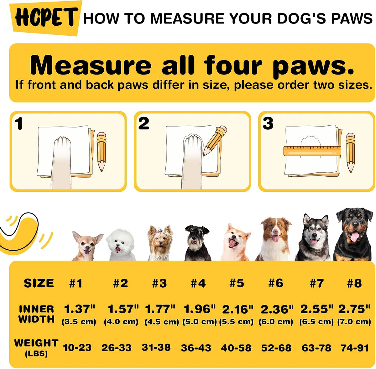 Dog Shoes for Dogs, Dog Booties for Dogs, Anti-Slip Dog Boots & Paw Protectors for Hot Pavement Winter Snow Hiking with 