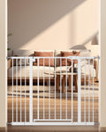 keny 29"-42.5" Baby Gate for Stairs, Auto Close Safety Dog Gate