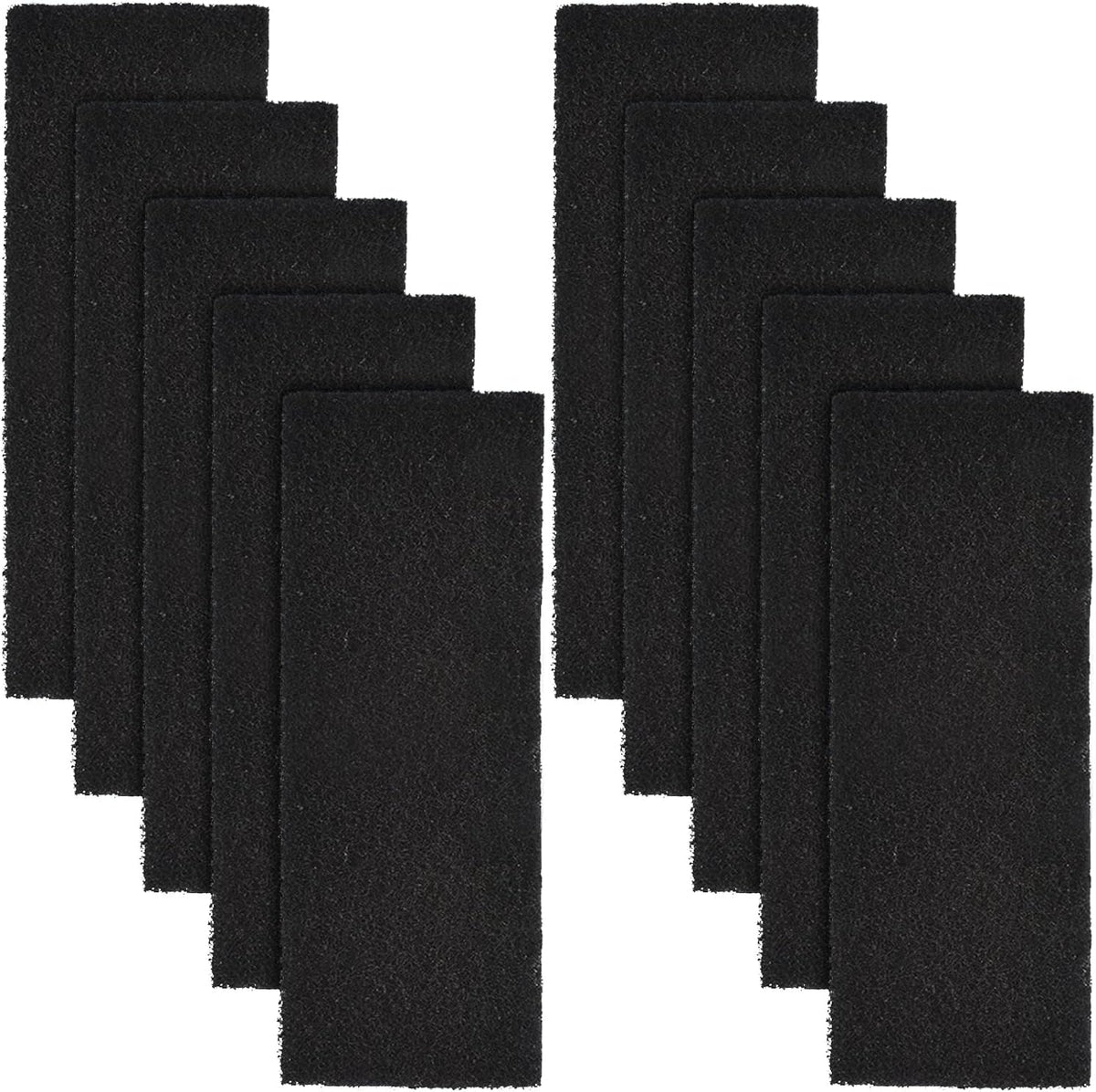 10 Pack Litter Box Carbon Filters Spare Activated Charcoal Filter for Nature's Miracle Cat Litter Box