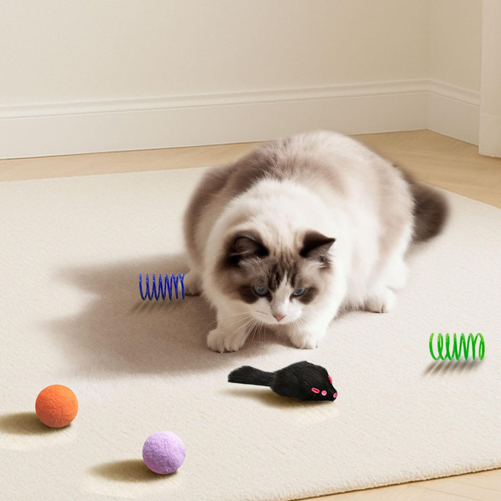 YULOYI Cat Toys for Indoor Cats, 34 Pack Interactive Cat Toy Set for Kitten