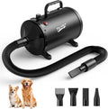 Dog Dryer High Velocity Dog Hair Dryer 5.2HP/3800W, Stepless Adjustable Speed Temperature Dogs Grooming Blow Dryer, Pet 