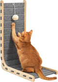 Felt Cat Scratcher for Indoor Cats,26.8 Inch,Grey