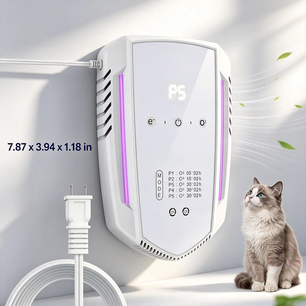 Cat Litter Deodorizer Air Purifier Ozone Odor Eliminator for Home