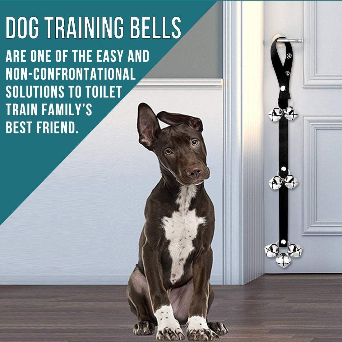 BLUETREE Dog Doorbells Premium Quality Training Potty Great Dog Bells Adjustable Door Bell Dog Bells for Potty Training 