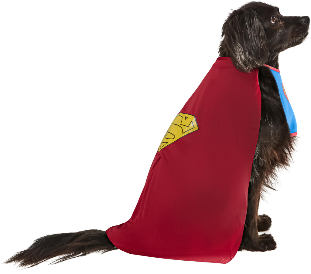 DC Comics Superheroes: Superman Pet Costume for For Dogs or Cats by Rubies, Large