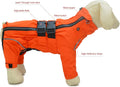 Lovelonglong Waterproof Dog Raincoat – 4-Leg Full Body Dog Rain Suit with Reflective Strips & Leash Opening, Outdoor Dog