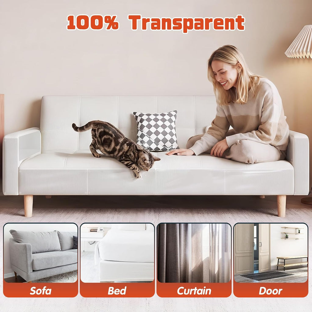 Secopad 18 PCS Cat Scratch Furniture Protector, Couch Protector, 17IN
