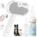 Pet Steam Brush Dog Cat 2026 New Grooming Comb for Shedding Floating Hair
