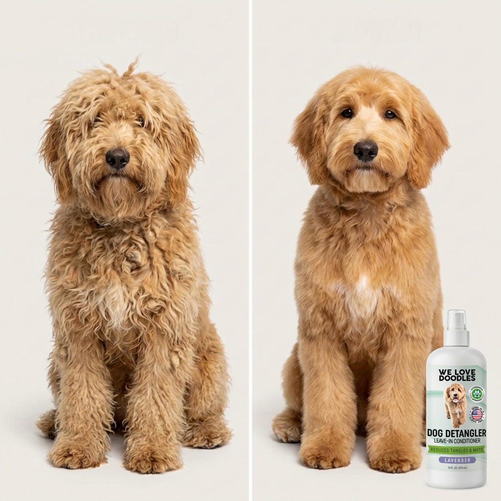 Dog Detangler Spray, Leave-In Conditioner Spray for Dogs, Lavender, 16 OZ