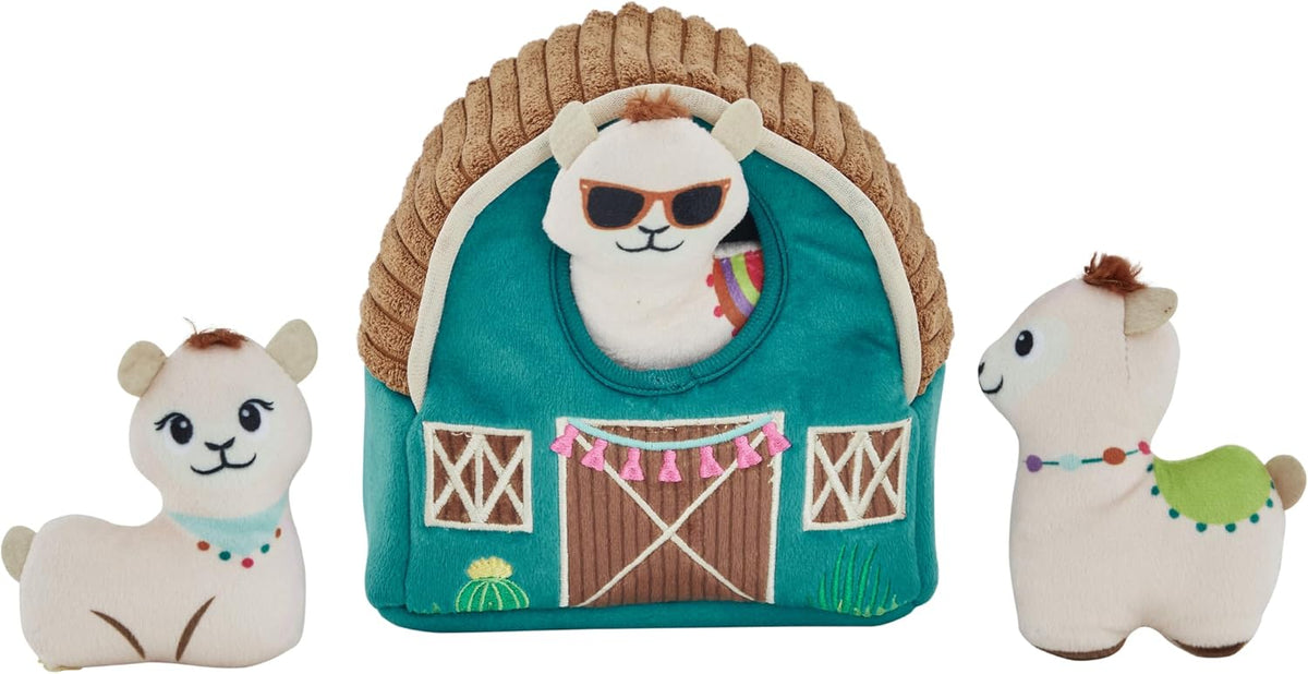 Outward Hound Hide-A-Birthday-Cake Plush Squeaky Dog Toy, 7.5" x 4.7"