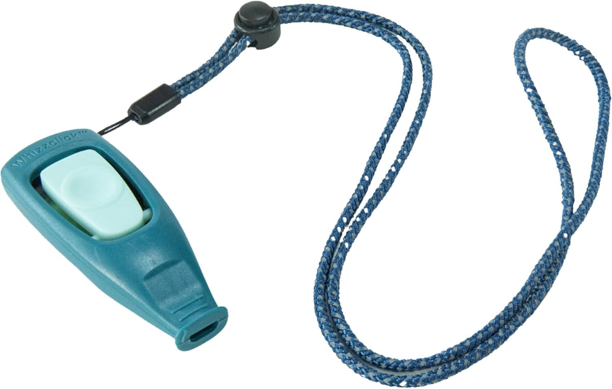 Company of Animals Coachi Whizzclick | Navy/Light Blue Button