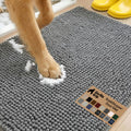 GORILLA GRIP SoakSTOPPER Indoor Door Mat for Dogs with Muddy Paws
