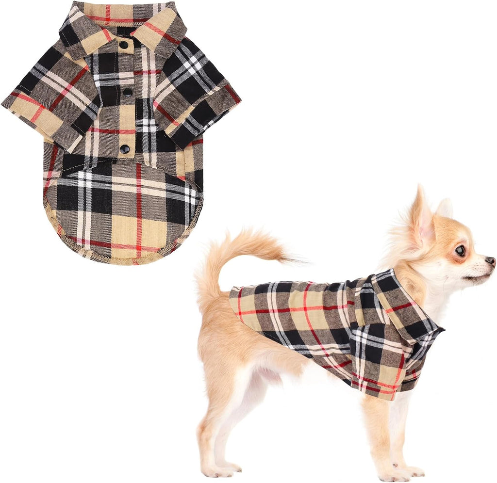 Dog Hawaiian Shirt, Dog Summer Clothes with Leash D-Ring for Medium Large Dogs, Floral Cool Beach Puppy Shirts with Sun 