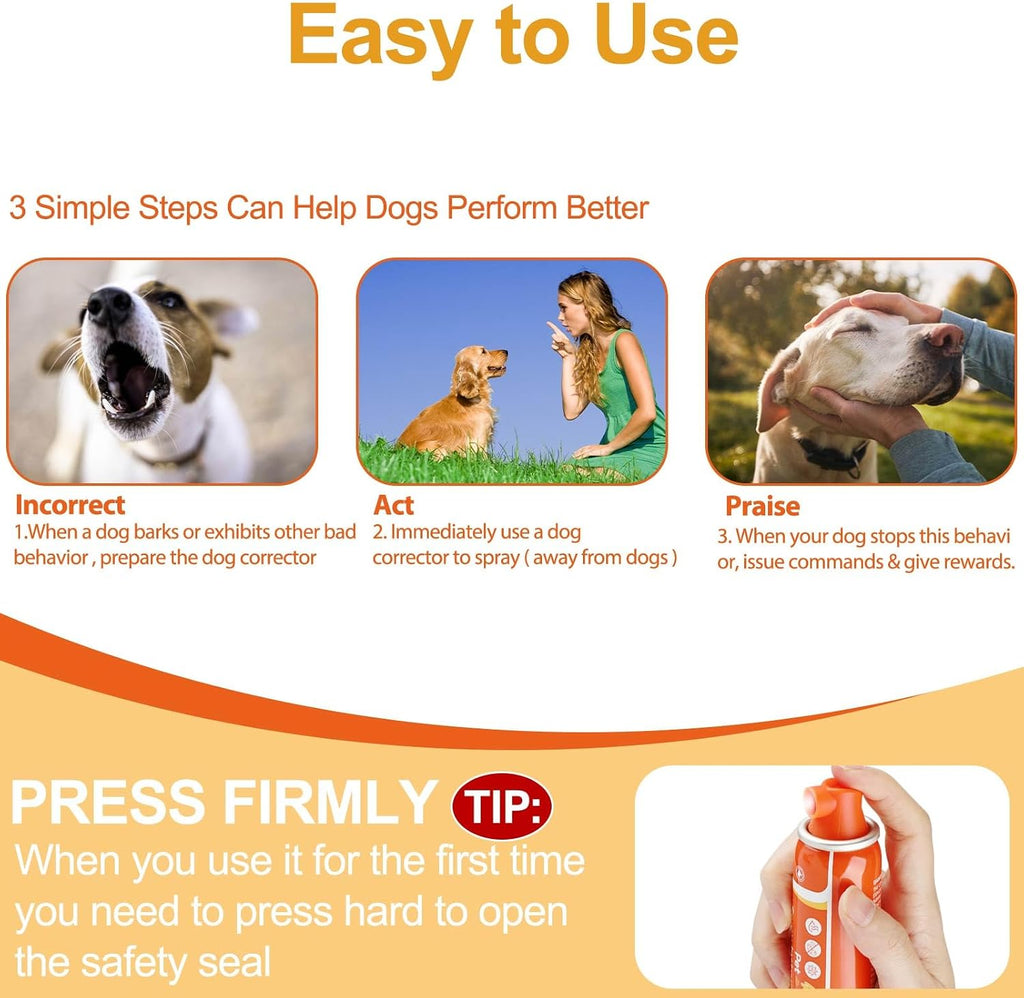 Dog Corrector Spray 80ml 2 Pack for Stops Unwanted Dog Behaviour