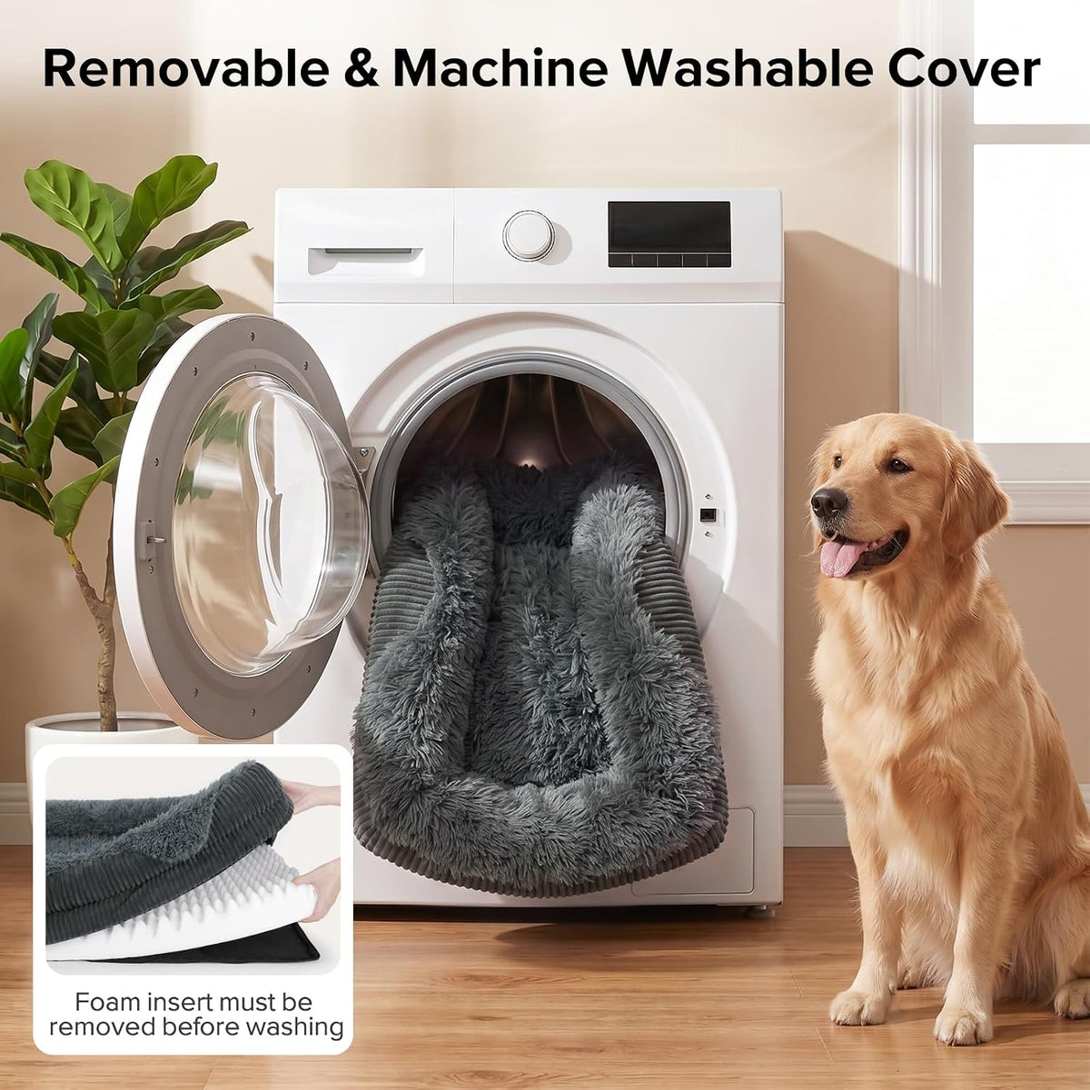 Orthopedic Dog Bed for Large Sized Dog, Washable XL Dog Couch Beds