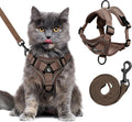 XL Cat Harness Escape Proof for Heavy Cats Adjustable for Extra Large Cats