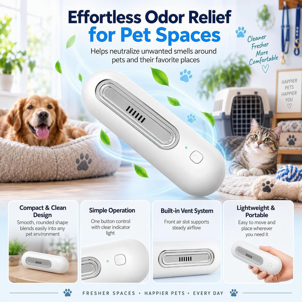 Ozofresh Pet Odor Eliminator For Cats Dogs, Smart Purifier Deodorizer