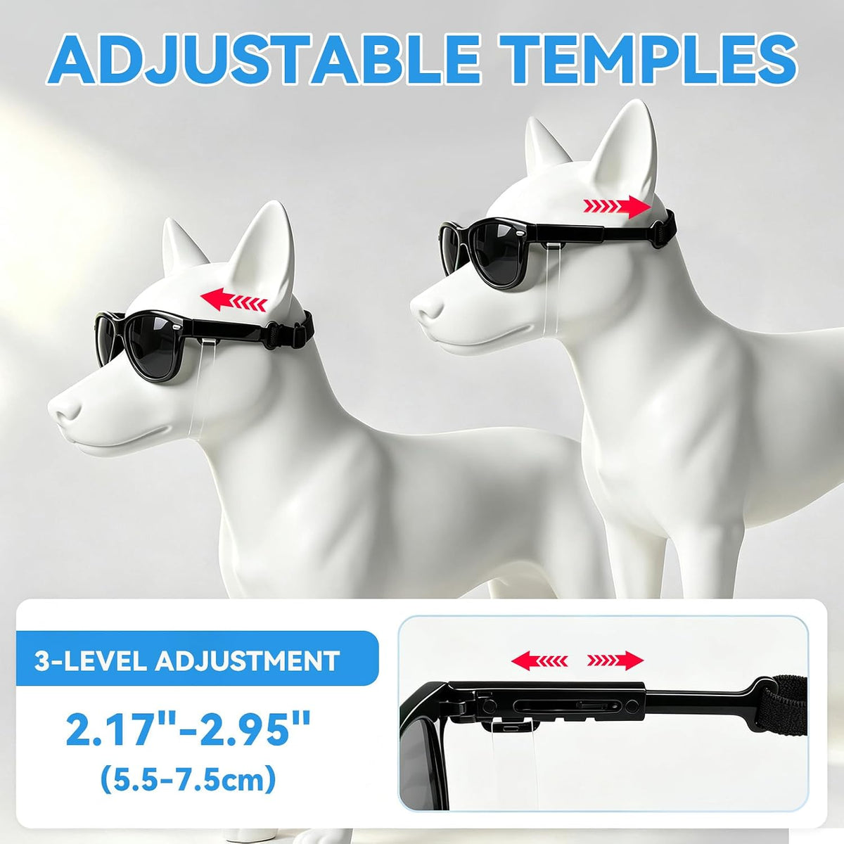Dog Sunglasses for Medium Dogs, UV Protection Medium Dog Glasses Outdoors Riding Driving, Pet Aviator Sun Glasses Photos