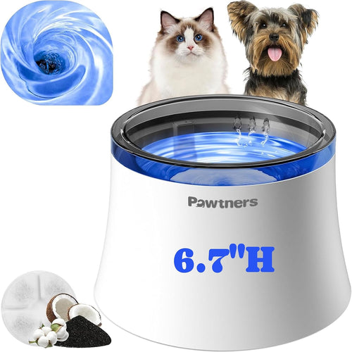 1 Gal/3.5L Dog Water Fountain, Automatic Dog Water Bowl Dispenser
