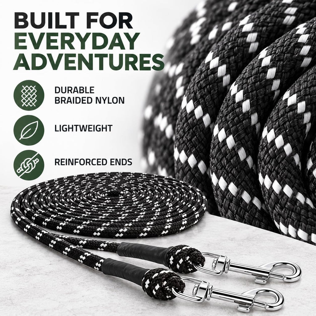Extra Long Cat Leash for Yard, Lightweight Outdoor Cat Leash Long Light Extension, Long Thin Lead for Rabbits, Kitten, P
