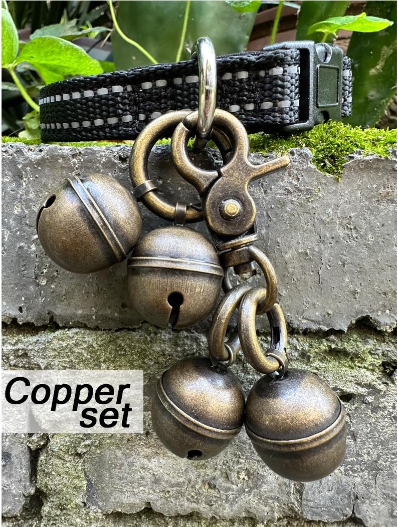 Cat & Dog Collar Bell Set, 2 Style Extra Loud Bell for Pet Tracking