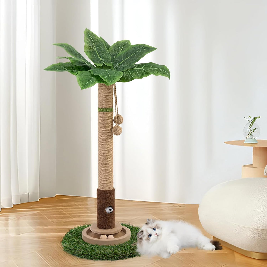 Tall Cat Scratching Post,Cat Toys,Cat Scratcher Tree for Large Cat