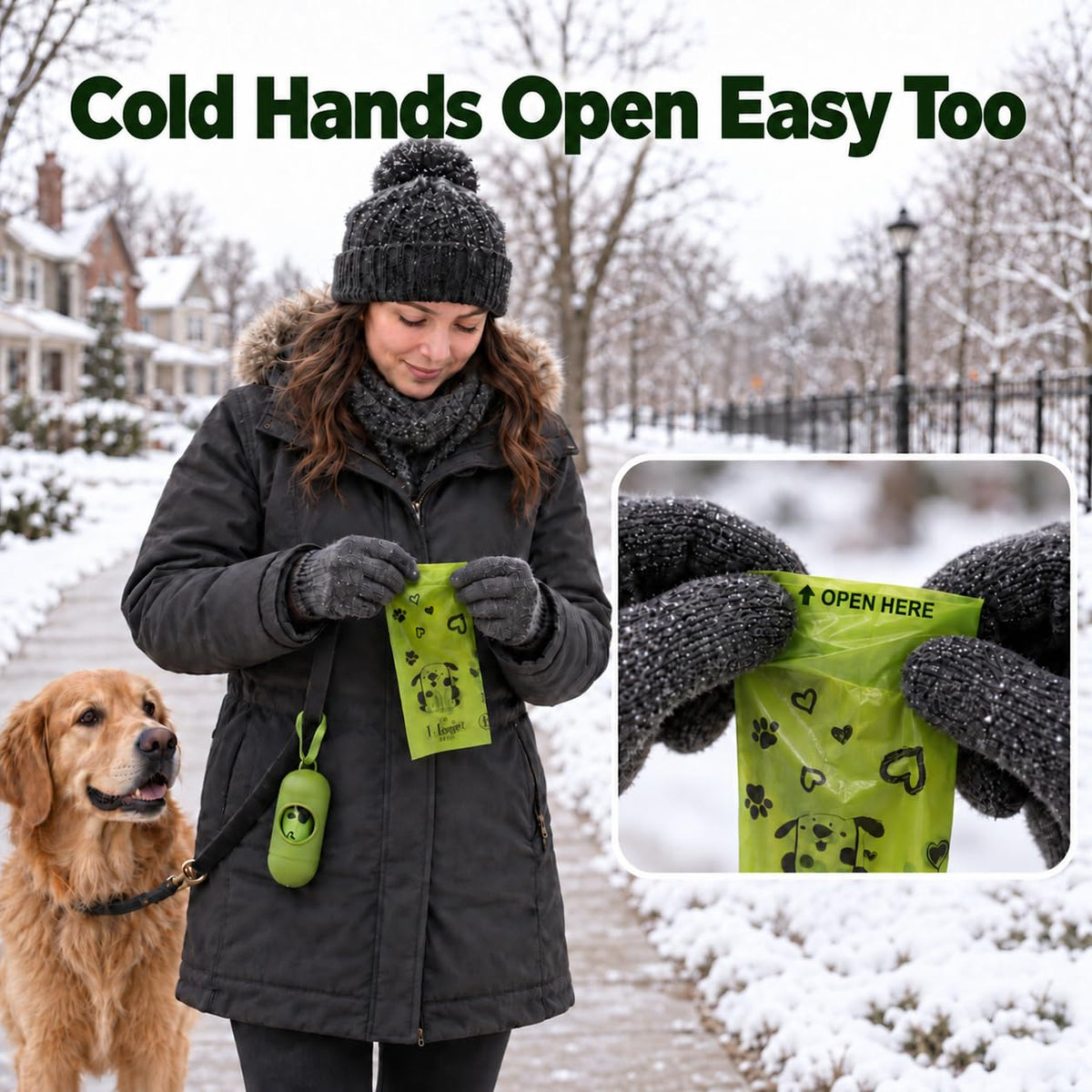 Dog Poop Bag Biodegradable 540 Count Dog Waste Bags with Dispenser Scented