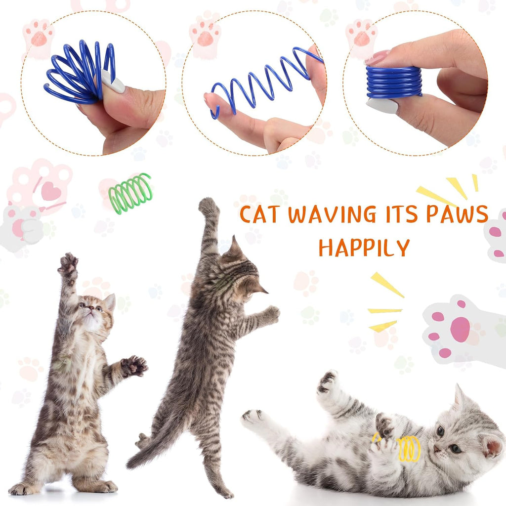 Shappy 150 Pcs Cat Toys Bulk Pack, Christmas Indoor Cats Gifts, Classic
