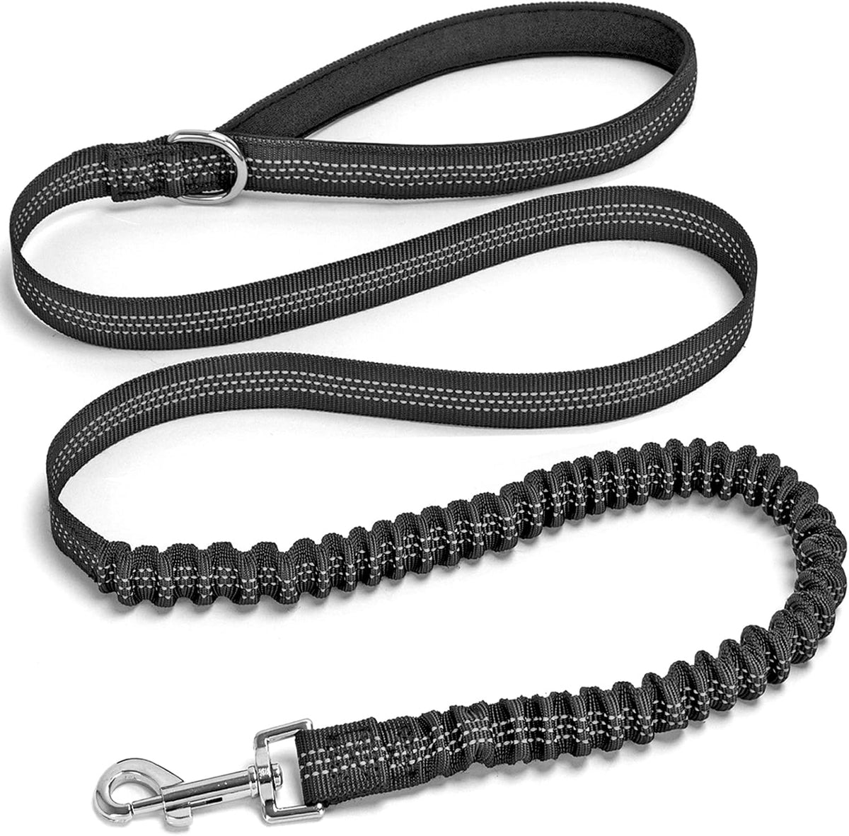 5FT Bungee Dog Leash Shock Absorbing Lightweight Small Medium Dogs