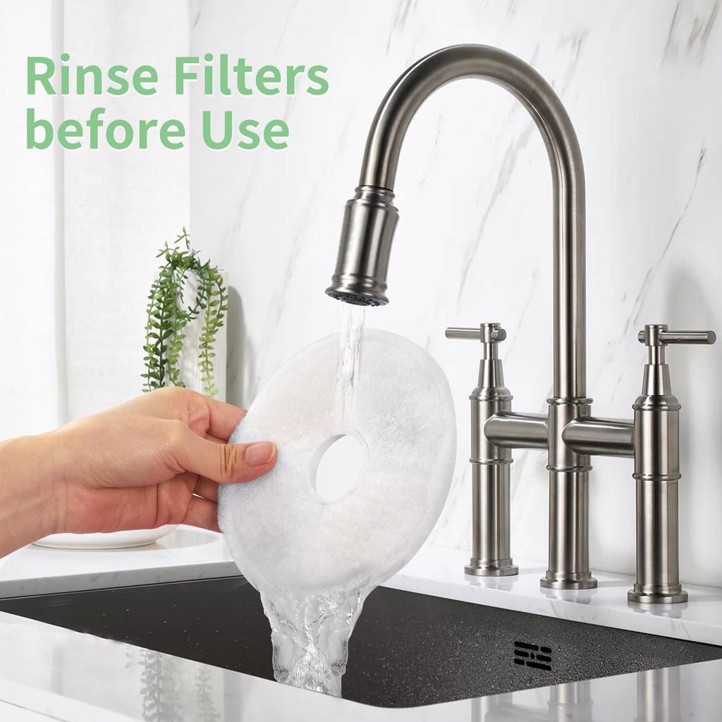 8 Pack Cat Water Fountain Replacement Filters Fit for 3L Flower Water Dispenser Automatic Pet Dog Cat Fountain Filter